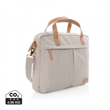 Logotrade promotional gift picture of: Impact AWARE™ 16 oz. recycled canvas laptop bag