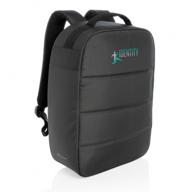 Logo trade business gifts image of: Impact AWARE™ RPET anti-theft 15.6" laptop backpack