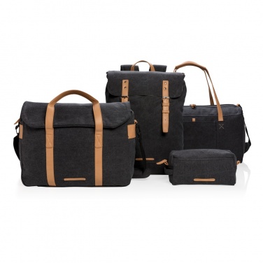 Logotrade corporate gift image of: Canvas laptop backpack PVC free