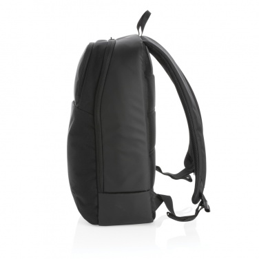 Logo trade promotional items image of: Swiss Peak laptop backpack with UV-C steriliser pocket