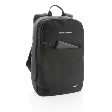 Logo trade promotional gifts image of: Swiss Peak laptop backpack with UV-C steriliser pocket