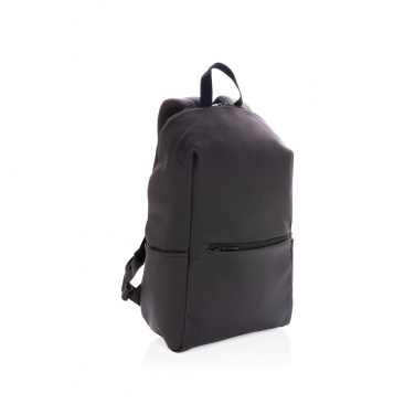 Logotrade promotional giveaway image of: Smooth PU 15.6"laptop backpack
