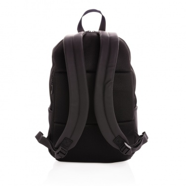 Logotrade promotional merchandise photo of: Smooth PU 15.6"laptop backpack