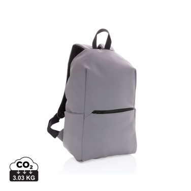Logo trade promotional merchandise picture of: Smooth PU 15.6"laptop backpack