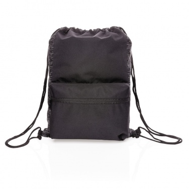 Logo trade promotional products picture of: AWARE™ RPET Reflective drawstring backpack