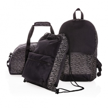 Logotrade promotional product picture of: AWARE™ RPET Reflective laptop backpack