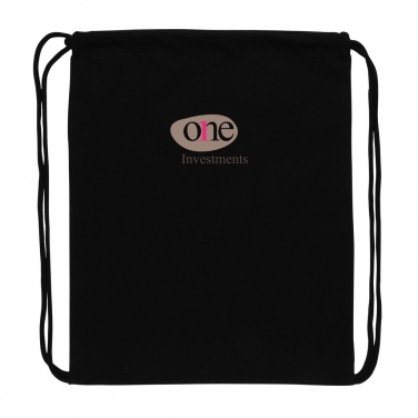 Logo trade promotional items picture of: Impact AWARE™ recycled cotton drawstring backpack 145g