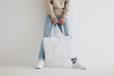 Logo trade promotional gifts image of: Impact AWARE™ Recycled cotton shopper 145g