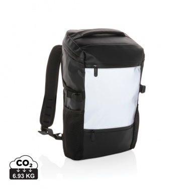 Logotrade promotional item image of: PU high visibility easy access 15.6" laptop backpack