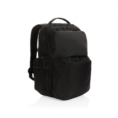 Logo trade corporate gifts picture of: Swiss Peak AWARE™ RPET 15.6 inch commuter backpack