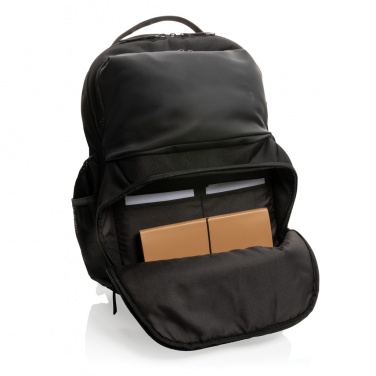 Logo trade business gifts image of: Swiss Peak AWARE™ RPET 15.6 inch commuter backpack