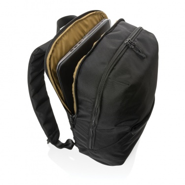 Logo trade promotional merchandise image of: Impact AWARE™ 1200D 15.6'' modern laptop backpack