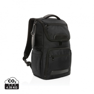 Logotrade corporate gift image of: Swiss Peak AWARE™ RPET Voyager 15.6" laptop backpack