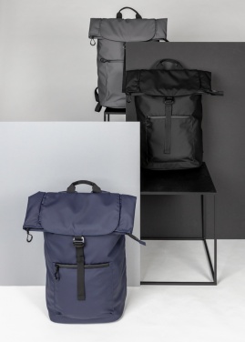 Logotrade corporate gift image of: Impact AWARE™ RPET water resistant 15.6" laptop backpack