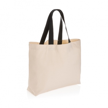 Logo trade advertising products image of: Impact Aware™ 240 gsm rcanvas large tote undyed