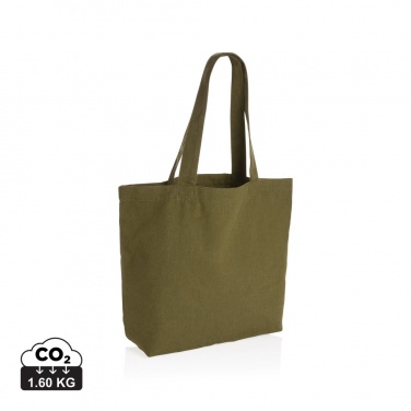 Logotrade advertising product picture of: Impact Aware™ 240 gsm rcanvas shopper w/pocket undyed