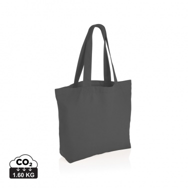 Logo trade promotional product photo of: Impact Aware™ 240 gsm rcanvas shopper w/pocket undyed