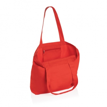 Logotrade promotional giveaway image of: Impact Aware™ 240 gsm rcanvas shopper w/pocket