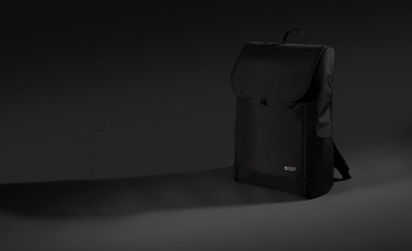 Logo trade business gift photo of: Swiss Peak Fern AWARE™ RPET all over zipper 15.6" backpack