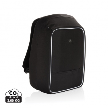 Logotrade promotional product picture of: Swiss Peak AWARE™ anti-theft 15.6" laptop backpack