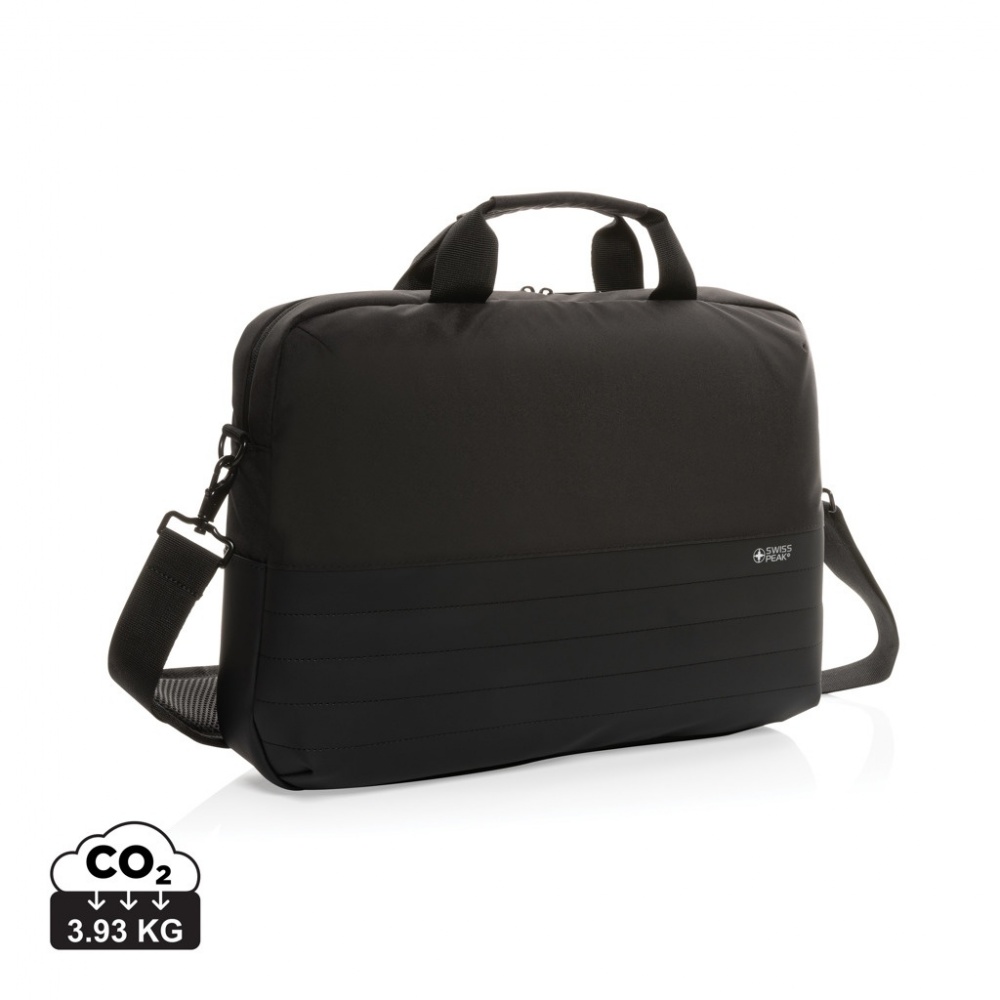 Logotrade promotional giveaway picture of: Swiss Peak AWARE™ RFID 15.6'' laptop bag