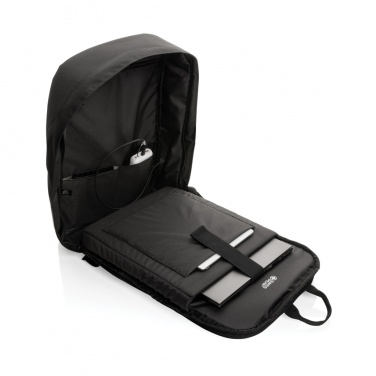 Logotrade advertising products photo of: Swiss Peak AWARE™ RFID anti-theft 15.6'' laptop backpack