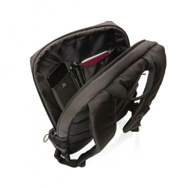 Logo trade corporate gifts image of: Impact AWARE™ Lima 15.6' RFID laptop backpack