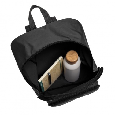 Logo trade promotional gifts picture of: Dillon AWARE™ RPET foldable classic backpack