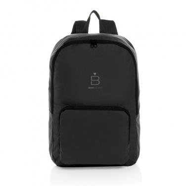 Logo trade business gift photo of: Dillon AWARE™ RPET foldable classic backpack