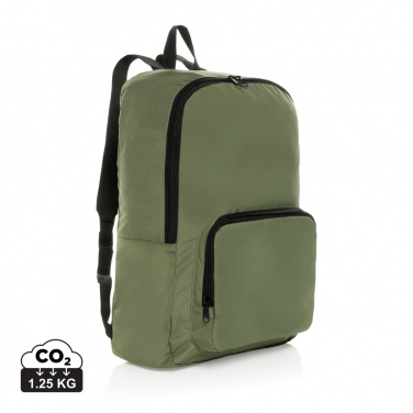 Logo trade promotional items picture of: Dillon AWARE™ RPET foldable classic backpack