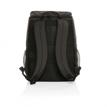 Logo trade promotional items image of: Pedro AWARE™ RPET deluxe backpack with 5W solar panel