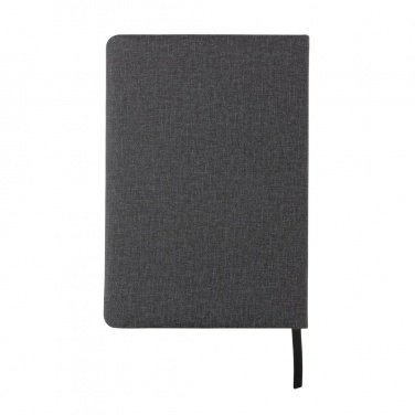 Logotrade promotional merchandise image of: Deluxe A5 Notebook with phone pocket