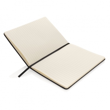Logo trade business gifts image of: Deluxe A5 Notebook with phone pocket
