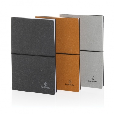 Logotrade corporate gift picture of: A5 recycled leather notebook