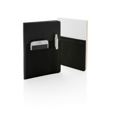 Logo trade corporate gifts picture of: A5 Deluxe notebook with smart pockets