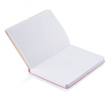 Logo trade promotional gift photo of: Deluxe softcover A5 notebook
