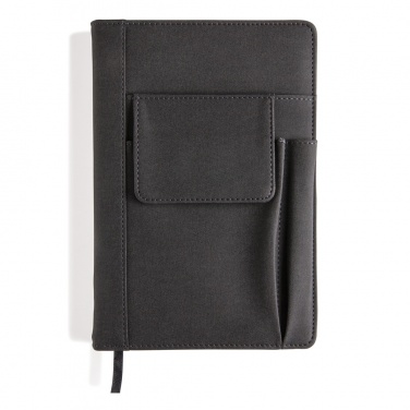 Logo trade promotional merchandise image of: Notebook with phone pocket