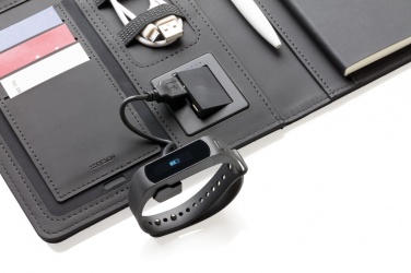 Logo trade business gift photo of: Air 5W wireless charging notebook cover A5