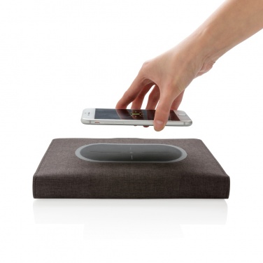 Logotrade corporate gift image of: Air 5W wireless charging notebook cover A5