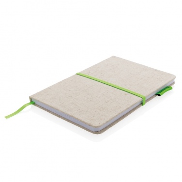 Logotrade promotional merchandise photo of: A5 jute notebook