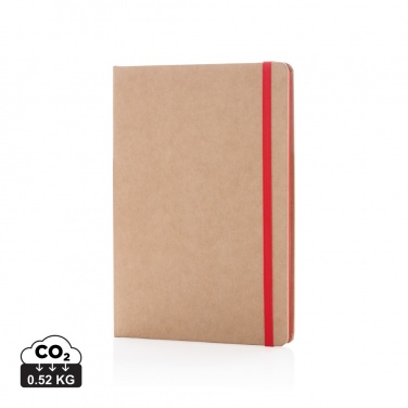 Logotrade promotional product picture of: A5 kraft notebook