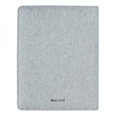 Logo trade promotional giveaway photo of: Air 5W wireless charging notebook with 5000mAh powerbank