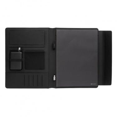 Logotrade corporate gift picture of: Fiko 5W wireless charging portfolio A4 with powerbank