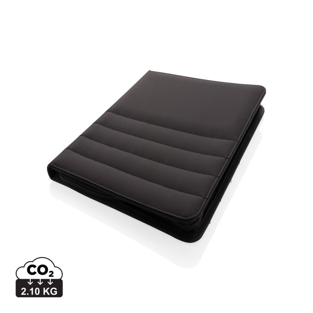 Logotrade advertising product image of: Impact AWARE™ RPET A4 portfolio with zipper