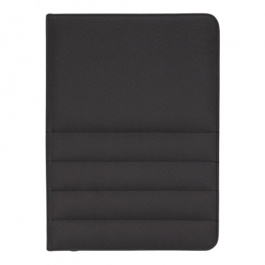 Logo trade promotional merchandise picture of: Impact AWARE™ RPET A4 portfolio with zipper