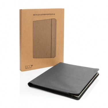 Logotrade promotional merchandise image of: Recycled leather A4 portfolio