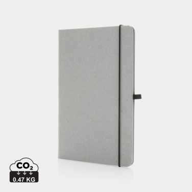 Logotrade promotional giveaway image of: Recycled leather hardcover notebook A5