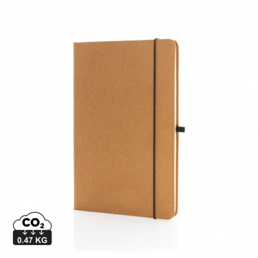 Logotrade promotional merchandise photo of: Recycled leather hardcover notebook A5
