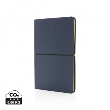 Logo trade corporate gifts image of: Modern deluxe softcover A5 notebook