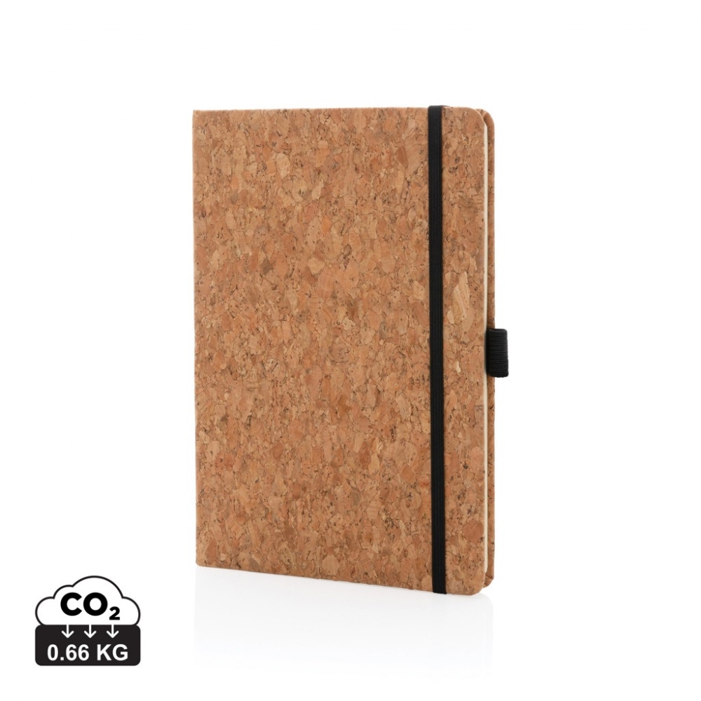 Logotrade promotional item image of: Cork hardcover notebook A5